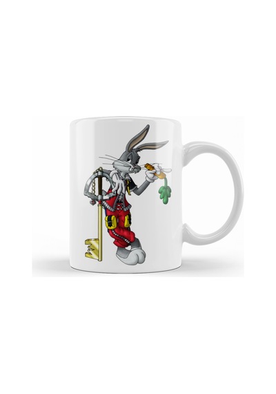Looney Tunes The King Bugs Bunny Kupa Bardak Porselen No24836 Karışık