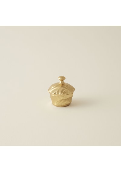 Karaca Home Lana Dekoratif Kutu Gold 8,8 X 8,5 X 9,5 Cm