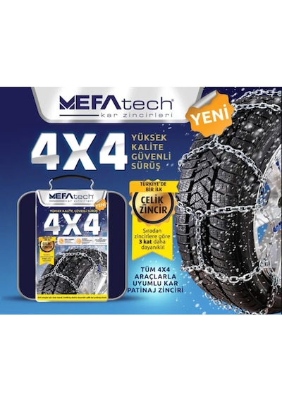 245/65X17 Kalın Takmatik Zincir 4X4 Mefatech 1400