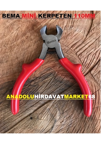 Bema Mini Kerpeten Elektronikçi Yaylı Tepe Pensesi 110 Mm