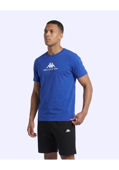 Kappa Fontado Tee Erkek Mavi Regular Tişört