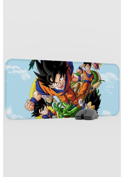 Dragon Ball Anime V1 - 70x30 Xl Gaming Kauçuk Kaymaz Taban Mouse Pad Fare Altlığı