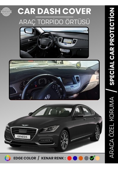 Hyundaı Genesıs Bh Kasa 2008-2014 Torpido Örtüsü Ön Panel Halı Torpido Koruma Tam Uyum - 726 Stiloto