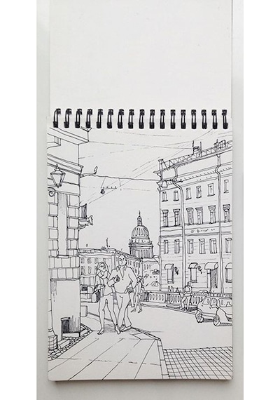 Çizim Defteri Sketch Book A/5, Eskiz Defteri 14.8 X 21