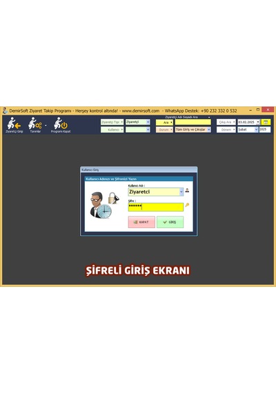 Demirsoft Ziyaretçi Takip Programı