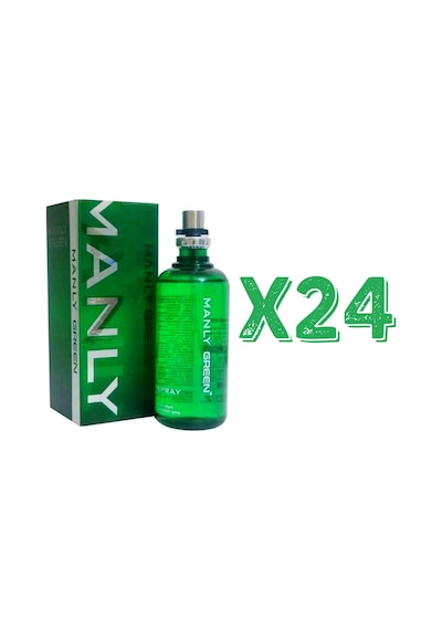 Manly Green Erkek Parfüm EDC 24 x 125 ML