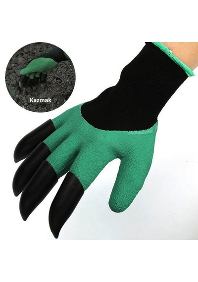 Toprak Kazma Ekme Çapalama İçin Korumalı Bahçe Bahçivan Eldiveni 5673 0