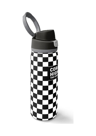 Coral High Siyah Beyaz Dama Desenli Pipetli Ve Direkt İçim Çelik Termos 800 Ml 38538 Çok Renkli Coral High Siyah Beyaz Dama Desenli Pipetli Ve Direkt İçim Çelik Termos 800 Ml 38538 Çok Renkli