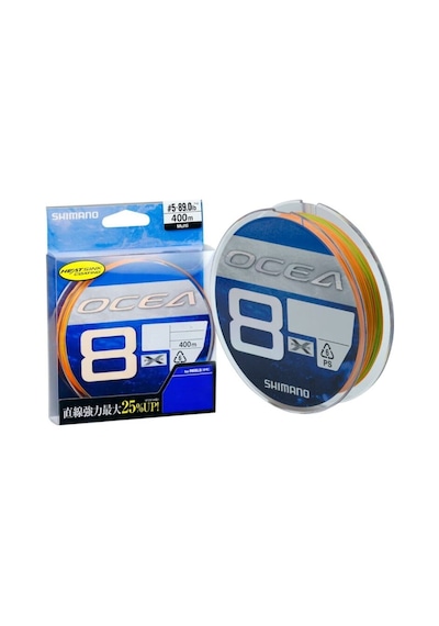 Shimano Ocea 8 Braid 400m Multi Color Misina 58.0lb-0.230mm