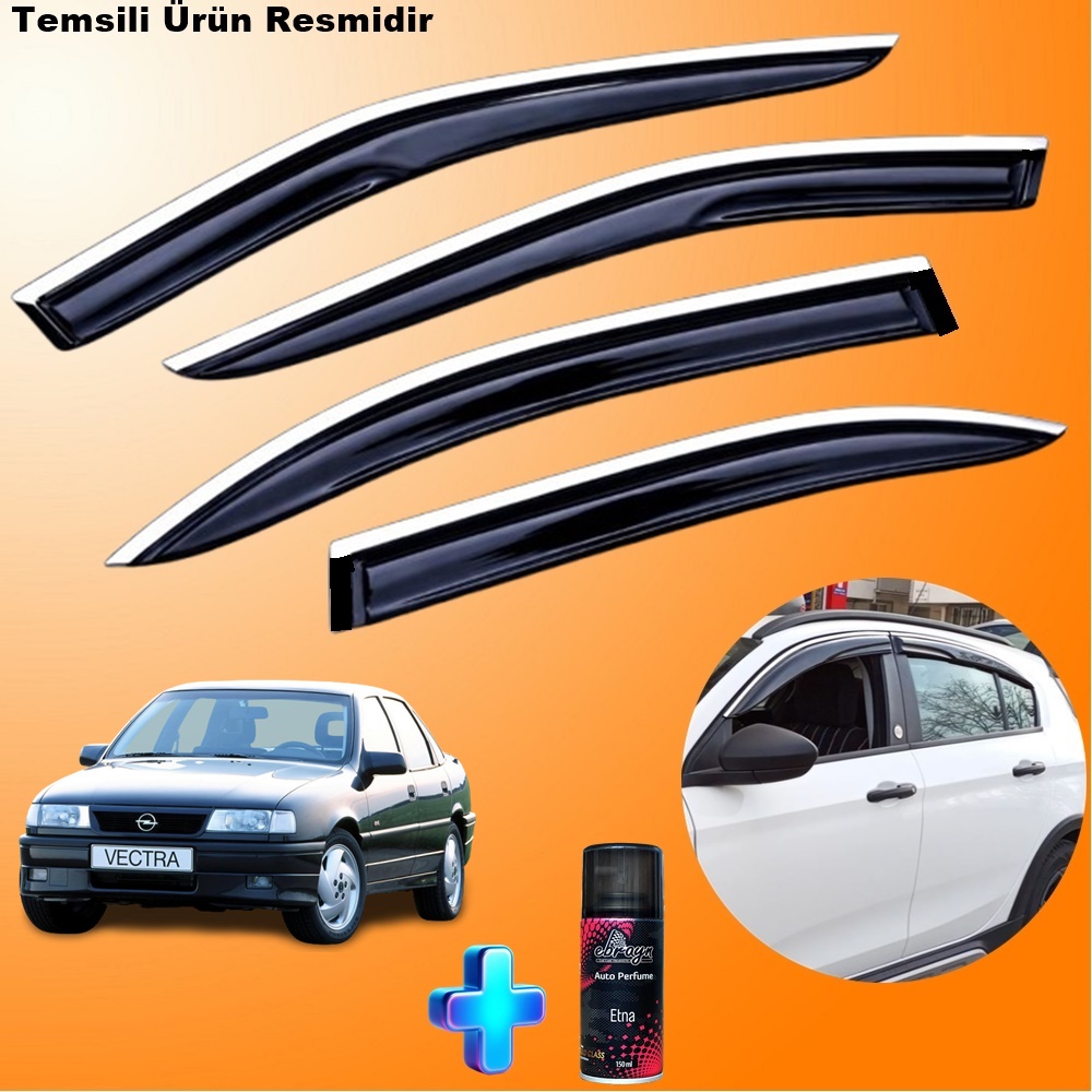 Opel Vectra A Mügen Cam Rüzgarlığı Abs Nikelajlı Cam Rüzgarlığı Tüm Kasalar 4 Lü + Ebrayn 150 Ml Koku