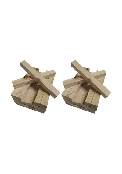 Fırınlanmış Tutuşturma Tahtası 18'li X 2 Paket