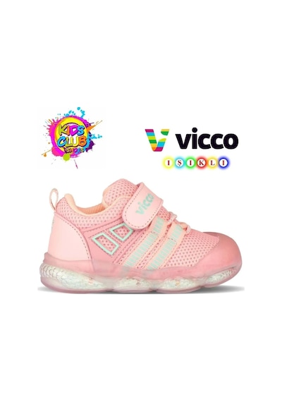 Vicco 346-b24y-150 Orante Unisex Bebe Işıklı Ayakkabı Pudra