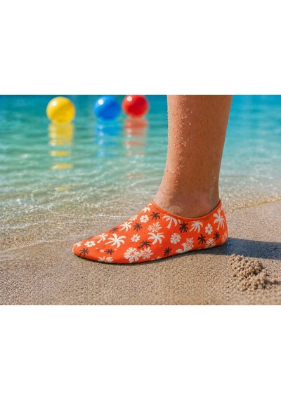 Gripptoes Kaymaz Damla Tabanlı Deniz&havuz Çorabı L2 Çok Renkli
