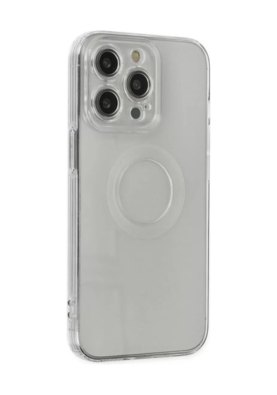 Newface  Apple  Uyumlu iPhone 13 Pro Kılıf Santa Lens Silikon - Şeffaf