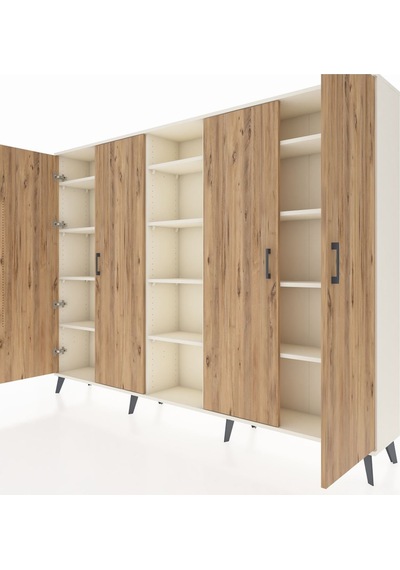 Arges Dolap 12 Raflı 4 Kapaklı 220x30x163 Aytaşı-çam/aytaşı Atlas Çam/aytası - Aytası Arges Dolap 12 Raflı 4 Kapaklı 220x30x163 Aytaşı-çam/aytaşı Atlas Çam/aytası - Aytası