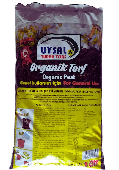 10 Lt. Bitki Toprağı, Fideleme, Saksı Toprağı İç Dış Mekan Toprak 10 Lt. 10 L
