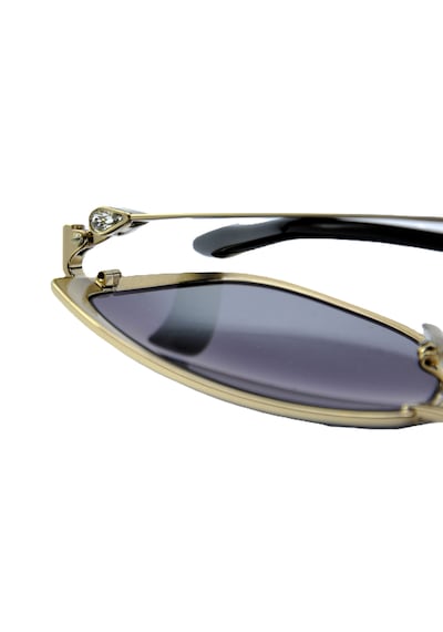 Chopard Cateye Sunglasses Schc16s 301p Gold Black Polarized 57mm