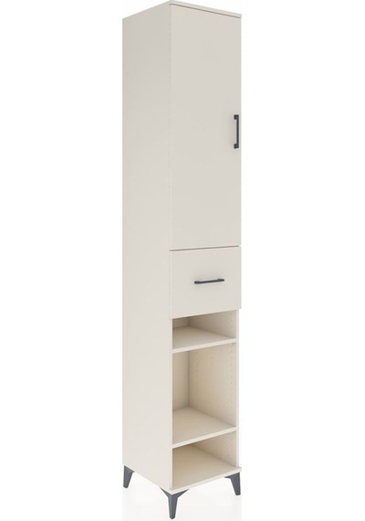 Hyperion Dolap 6 Raflı Tek Çekmeceli Tek Kapaklı 44x44x243 Aytaşı-aytaşı Aytası