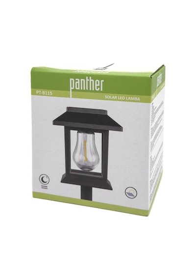 Panther Pt-b115 Solar Led Bahçe Lambası Işık Sensörlü Saplamalı Dış Mekan Aydınlataması - Kazık Tipi