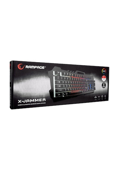 Rampage KB-R57 Usb Kablolu Aydınlatmalı Tam Türkçe Gaming Q Oyuncu Klavye