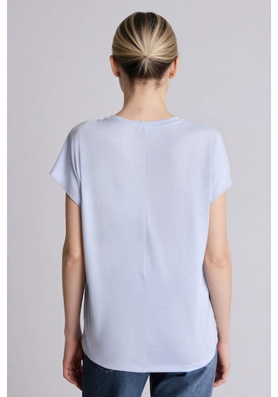 Defacto Baskılı Mavi Kadın T-shirt H2453ax/be216