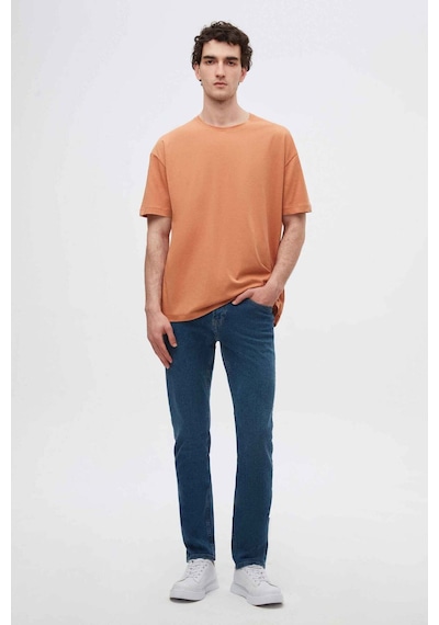 D's Damat Ds Damat Comfort Tarçın %100 Pamuk T-shirt 6HC14ORT02006 Tarçın