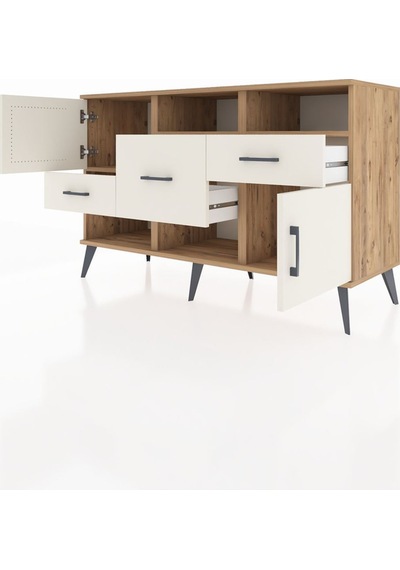 Hyperion Konsol 3 Raflı 3 Çekmeceli 2 Kapaklı 132x44x83 Çam-aytaşı Aytaşı Hyperion Konsol 3 Raflı 3 Çekmeceli 2 Kapaklı 132x44x83 Çam-aytaşı Aytaşı