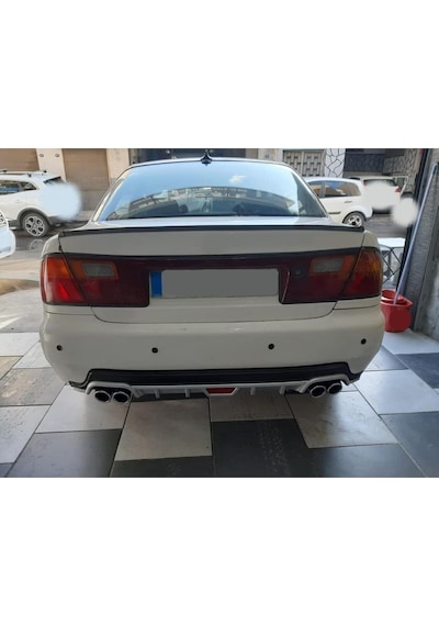 Oto H.i.t. Mazda 323 95-99 Uyumlu Body Kit Difüzör 4 Çıkış Yuvarlak Gri Model 1