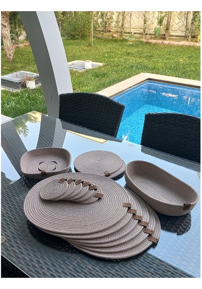 Supla Takımı, 6 Kişilik, Amerikan Servis, Bej Bej