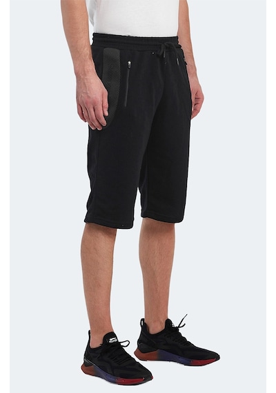 Slazenger NEACEL Erkek Cepli Kapri Siyah Şort