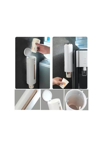 Hubrendy Sh Sunup Sn-27106 Kendinden Yapışkanlı Plastik - Karton Bardak Dispenseri