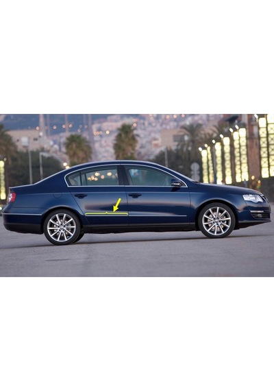 Vw Passat B6 2006-11 Sag Arka Kapi Çitasi Krom Nikelaj 3C0853754C 352413503