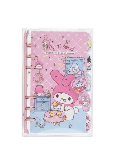 Sanrio Karakterli Mekanizmalı Organizer Defter Çok Renkli