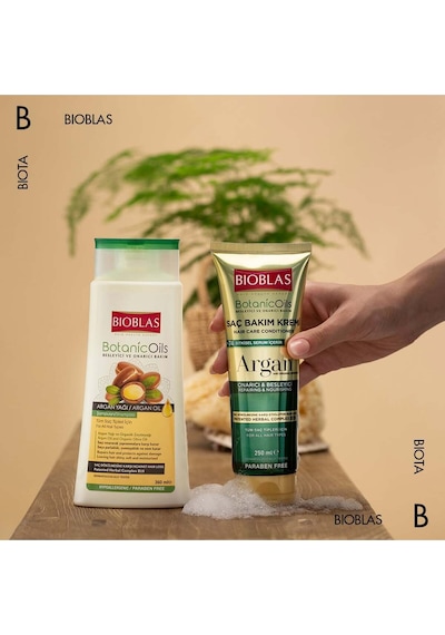 Bioblas Botanic Oils Argan Yağlı Saç Kremi 250 Ml Onarıcı Argan Saç Bakım Kremi