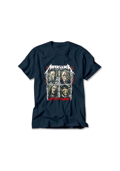 Metallica Spitout The Bone Lacivert Tişört