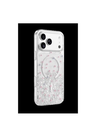 Onegif Apple iPhone Uyumlu 17 Pro Misk Simli Magsafe Kapak - Desen 1 İtdark56874