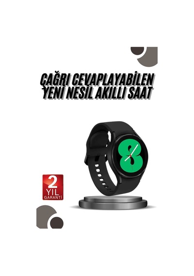 Akıllı Saat Bluetooth Bağlantılı Yuvarlak Ekran Plastik Kordonlu