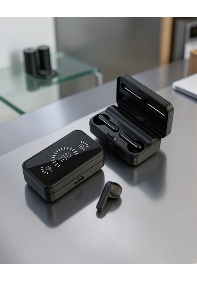 Aynalı Bluetooth Kulaklık Telefon Standlı Dijital Göstergeli Uuczs20kulaklık1 Diğer