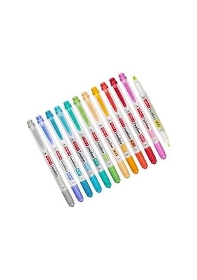 Çantalimanı-Dong-A Twinliner Soft Fosforlu Kalem Çift Taraflı 12'li