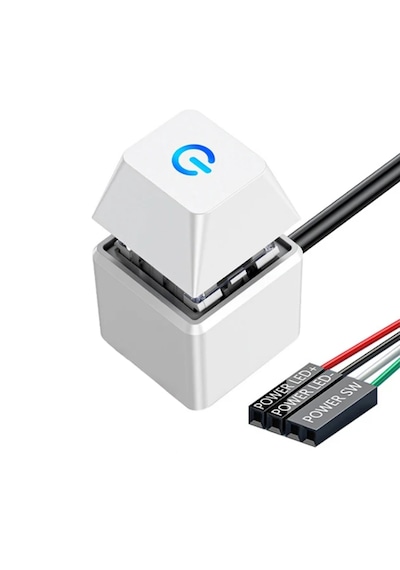 Alfais 5015 Pc Led Işıklı Harici Başlatma Güç Açma Kapama Düğmesi