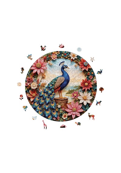 Ahşap Puzzle Yetişkin - Çiçek Açan Zarafet - 252 Parça, 29 X 29 Cm - Yapıştırıcı Folyo Dahil - Benzersiz Şekilli Parçalar & Özel Figürler - A1-15