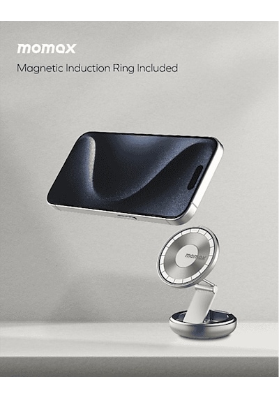 Momax CM30L Pac Mount Multi-use Magnetic Araç İçi Telefon Tutucağı Titanium