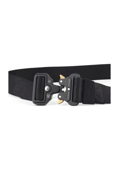 Single Sword Kobra Kemer 125 Cm X 3.8 Cm - Taktik Outdoor Ve Koruma Pantolon Kemeri Siyah