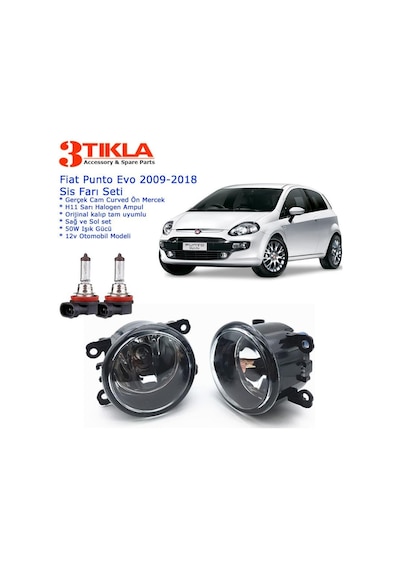 Fiat Punto Evo 2018 Sis Farı Set Oem: 8200074008