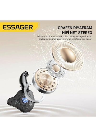 Essager Profesyonel Mikrofonlu Type-c Kablolu Oyuncu Kulaklığı Type-c Kulaklık Kulak Üstü Tasarım Universal Gardentidy 3000 Essager Profesyonel Mikrofonlu Type-c Kablolu Oyuncu Kulaklığı Type-c Kulaklık Kulak Üstü Tasarım Universal Gardentidy 3000