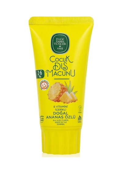9 Adet Doğal Ananas Özlü Diş Macunu 60 Ml, Rosie Hediye
