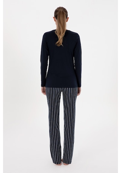 U.s. Polo Assn. Kadın Lacivert Pijama Takım 50318883-vr033 Lacivert