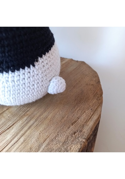 Atölye Bigi Panda Pako ve Kalp BB6N Amigurumi Oyuncak