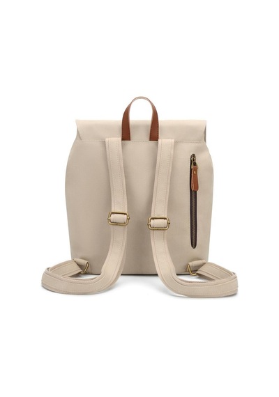 Kanvas Kumaş Kadın Sırt Çantası Smart Bags 1329 Bej