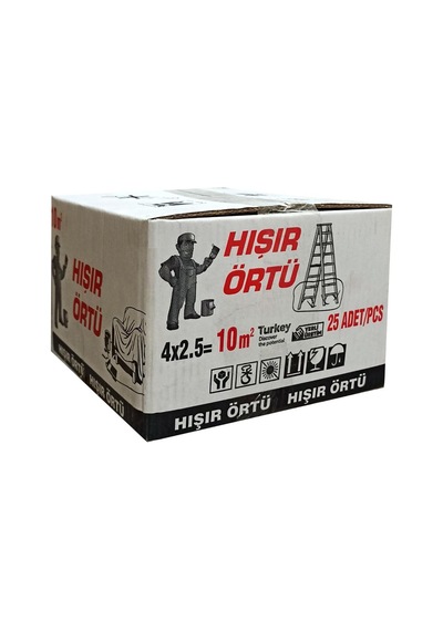 pass Hişir Koruma Boya Örtüsü-10M2-25 Adet